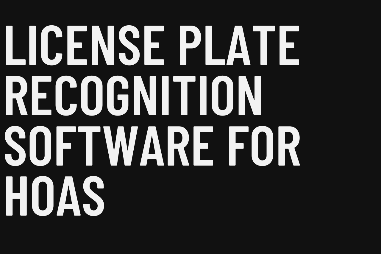 What are Automated License Plate Recognition (ALPR) Software?